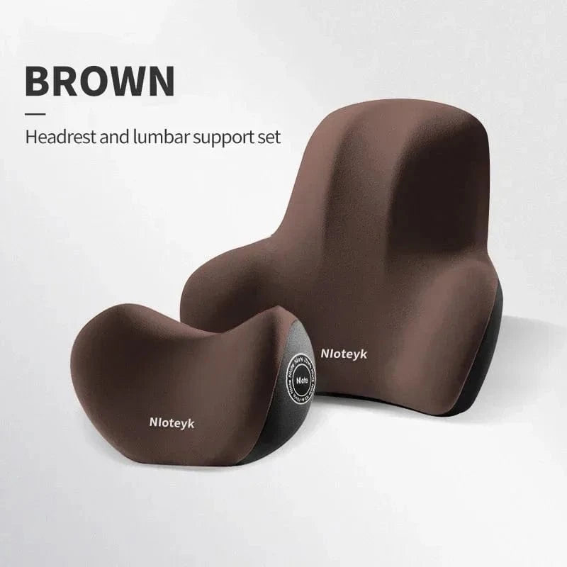 power lumbar support for car 1 brown set