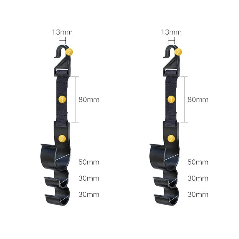 Purse hook for car front seat A