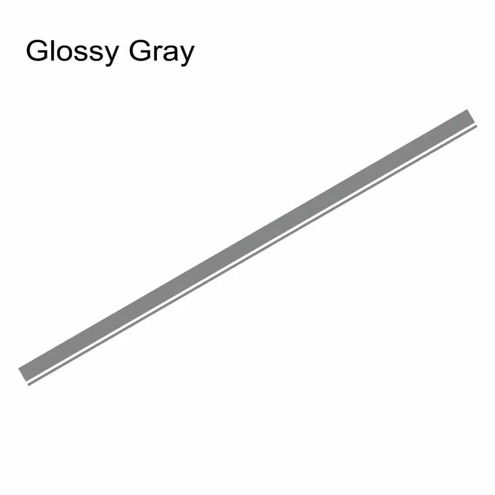 racing car stripes stickers  Glossy Gray / 400x16cm