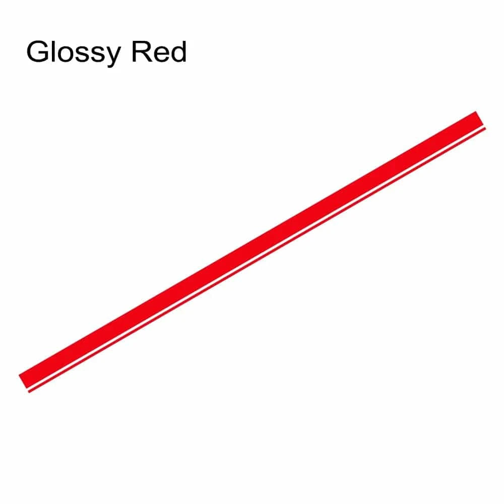 racing stripes car stickers  Glossy Red / 400x16cm