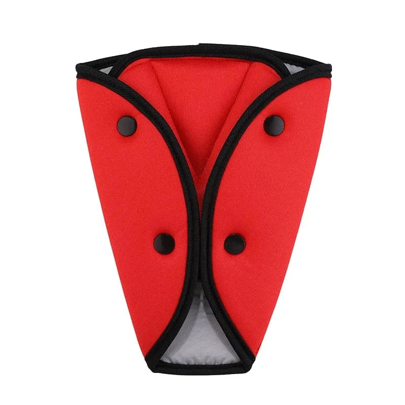 Safety seat belt cover kid Red