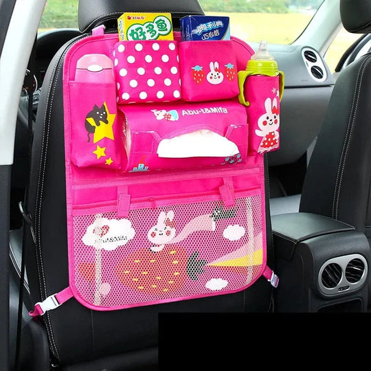 Seat back organizer for car rose rabbit