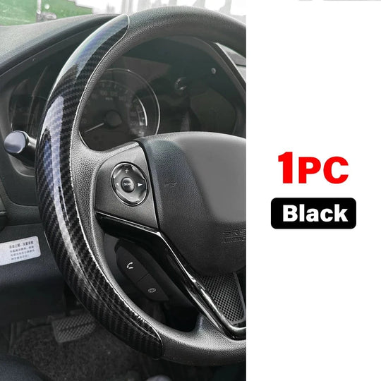 Semi steering wheel cover 1PC Black