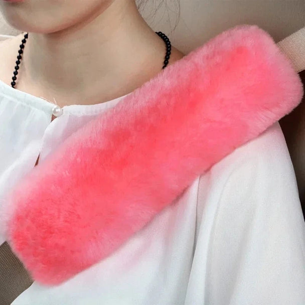 Shoulder pad seat belt  Pink