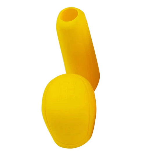 Silicon auto shift knob cover Yellow