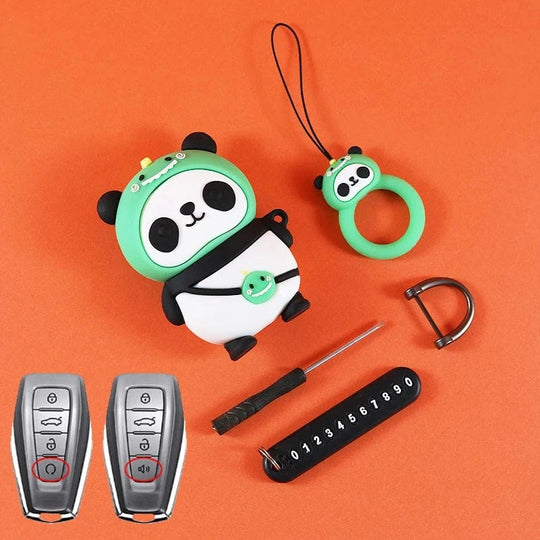 silicone cover for car key A-Panda / 1PCS