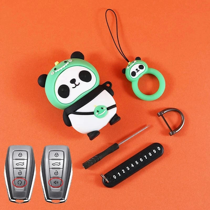 silicone cover for car key A-Panda / 1PCS