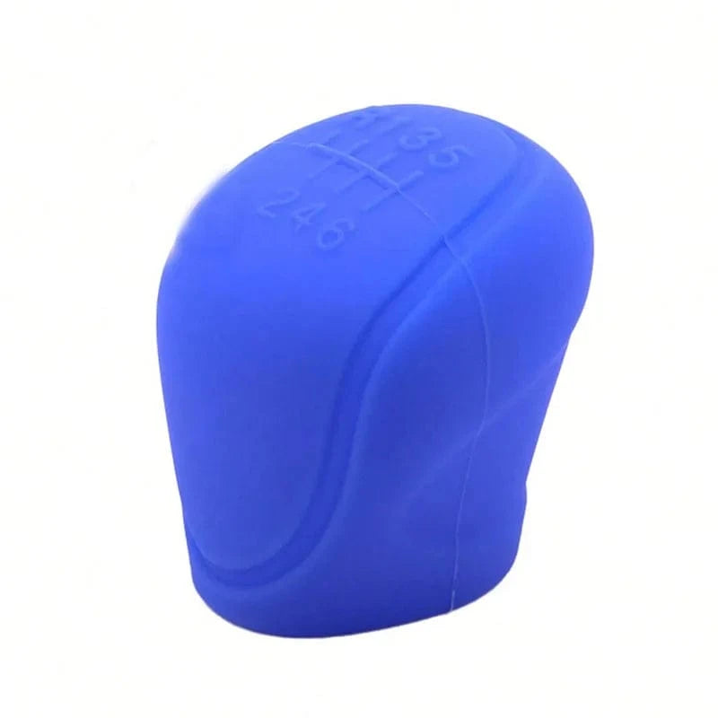 silicone gear shift knob cover Blue