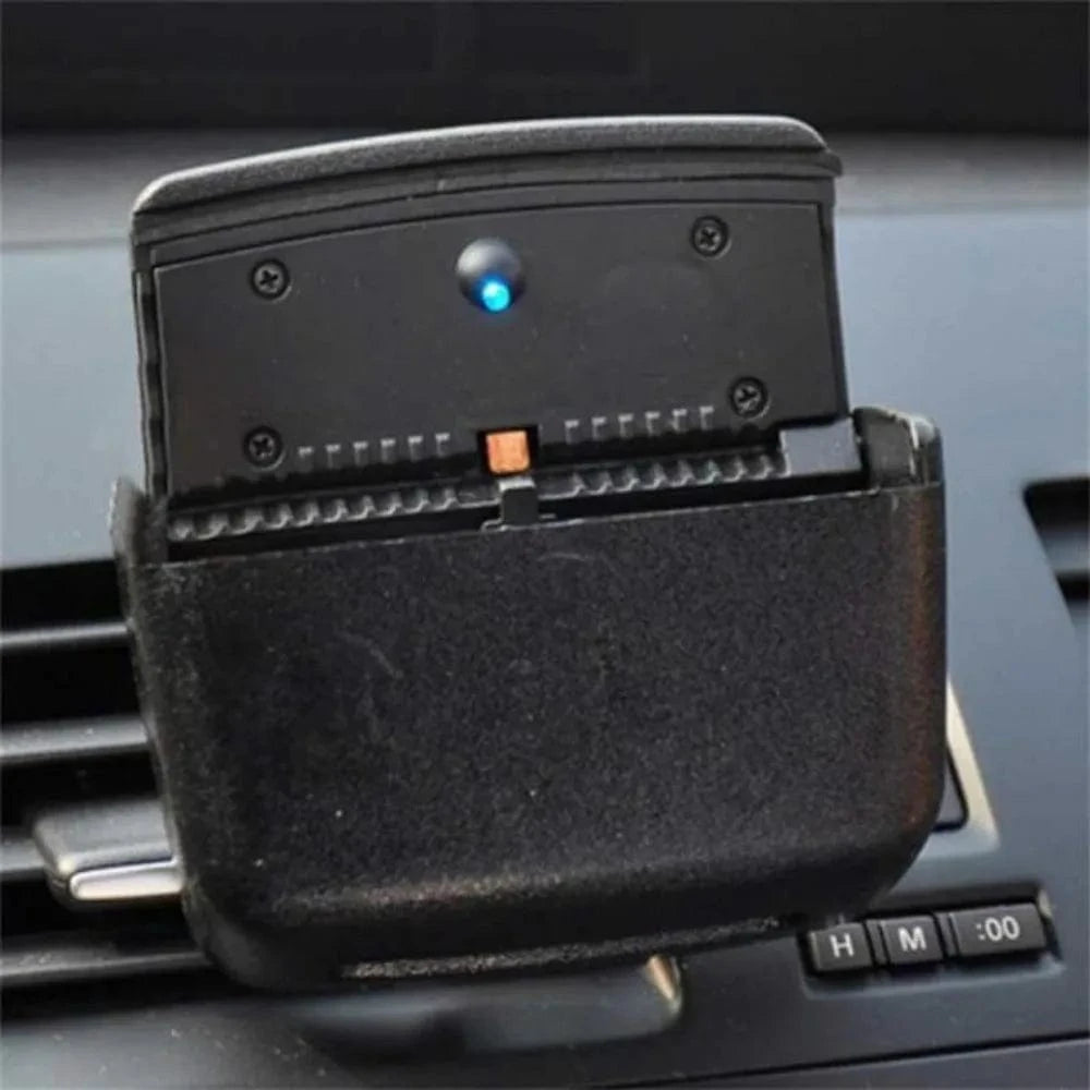 Small rectangle portable car ashtray brown