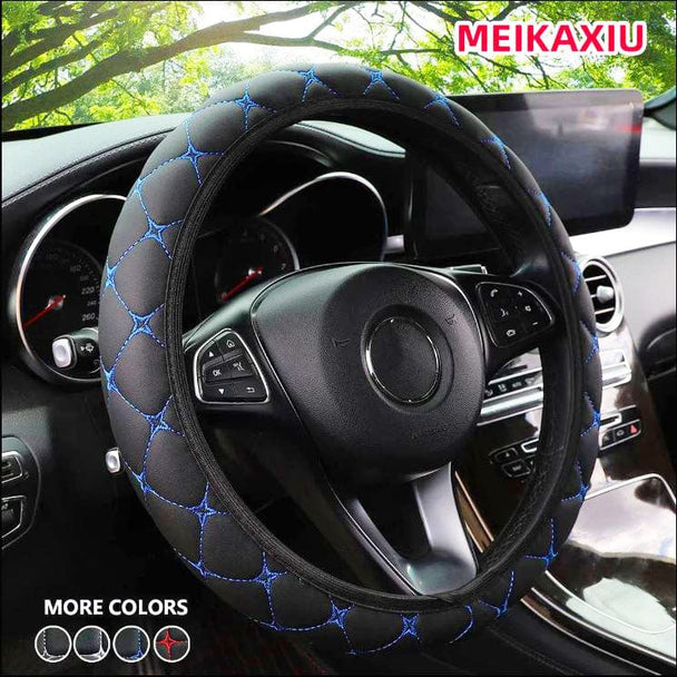 Steering wheel covers for car  BK blue