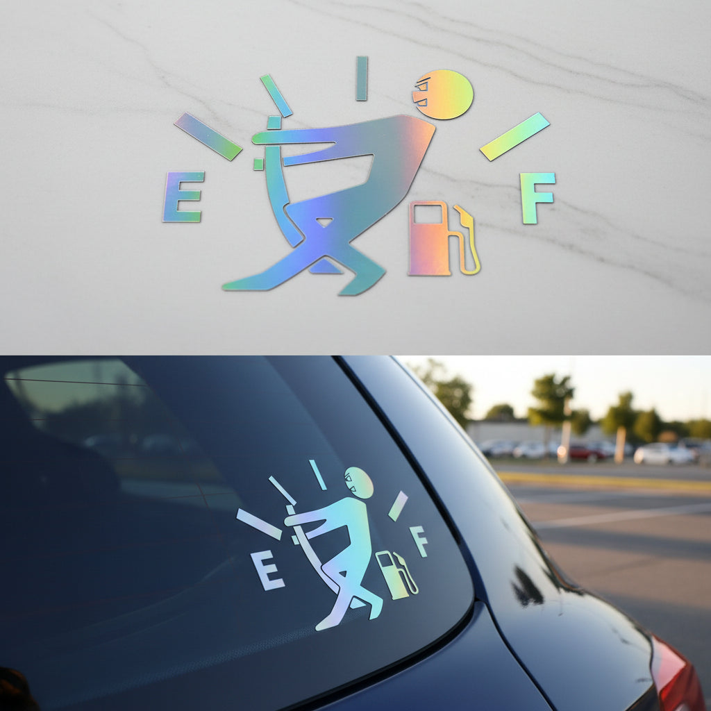 stickers for car rear window  Mens color gradient