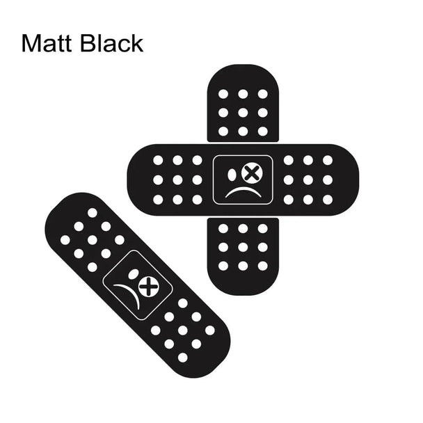 stickers for car windows Matt Black / 4PCS