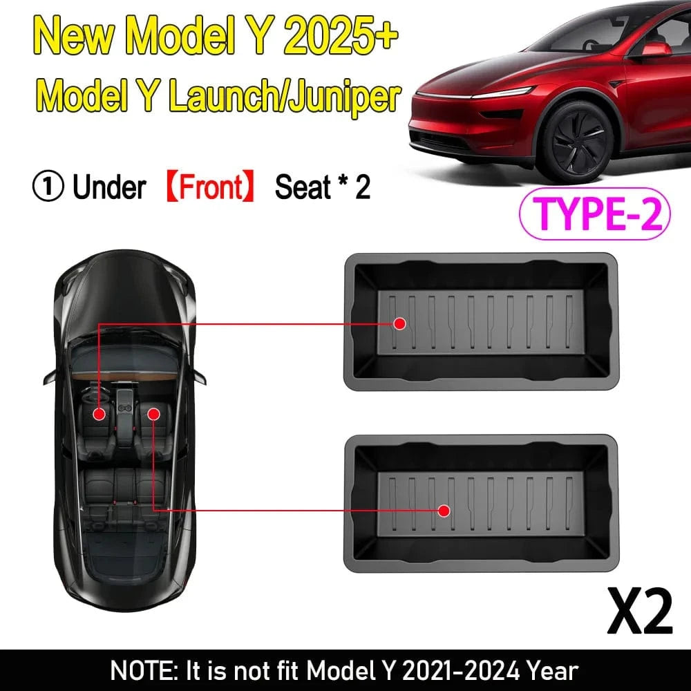 Storage under seat  Front 2pcs