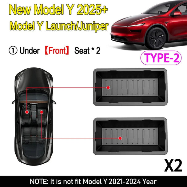 Storage under seat  Front 2pcs