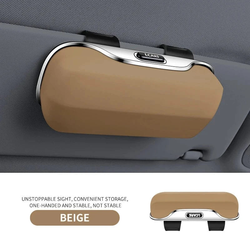 Sunglass holder for car  Beige