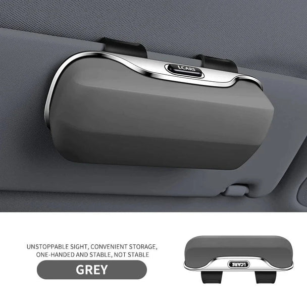 Sunglass holder for car visor   GRAY