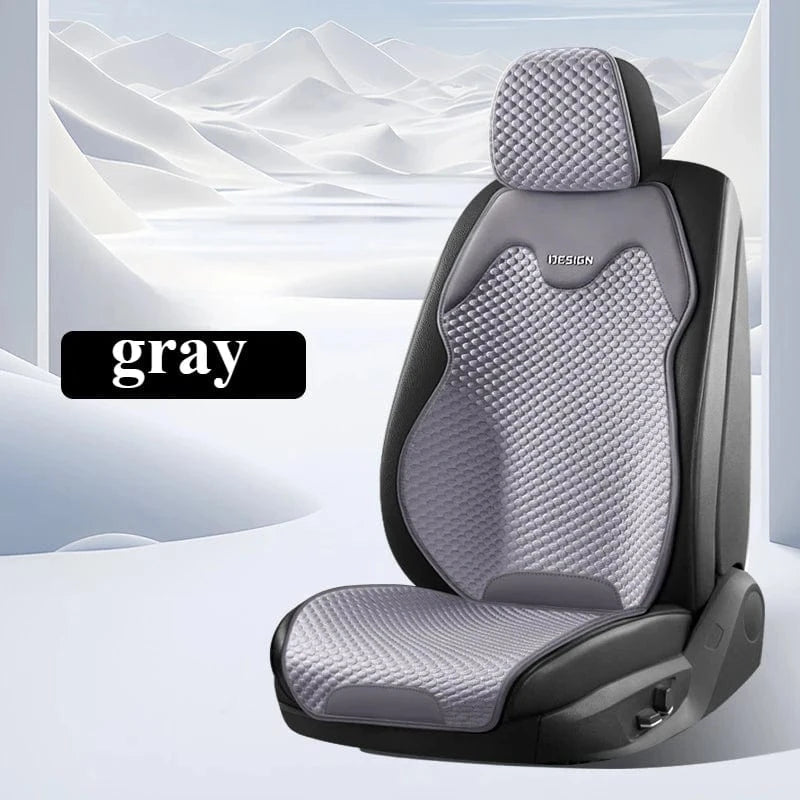 towel car seat cover  gray