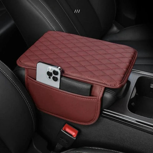 Universal armrest for car  Red
