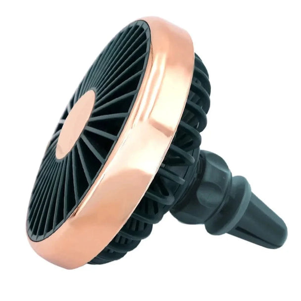 USB car fan  Dark green gold